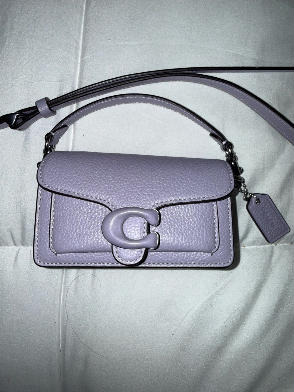 Coach Tabby 12 —Lilac —NWOT